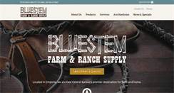 Desktop Screenshot of bluestemfarmandranch.com