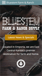 Mobile Screenshot of bluestemfarmandranch.com